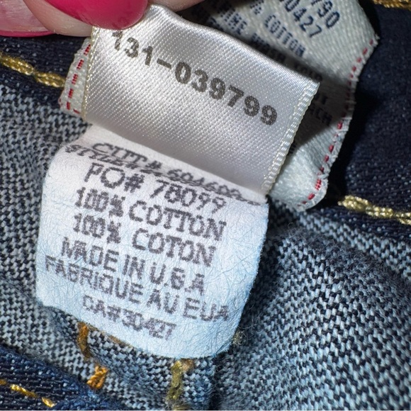 Men's True Religion Ricky jeans dark wash Made In USA 36X34 - Picture 6 of 10